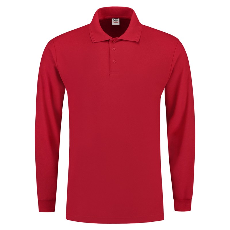 TRICORP 201009/PPL180 Poloshirt Lange Mouw red