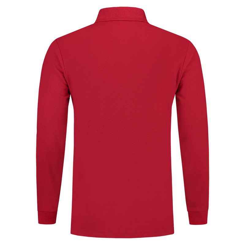 TRICORP 201009/PPL180 Poloshirt Lange Mouw red