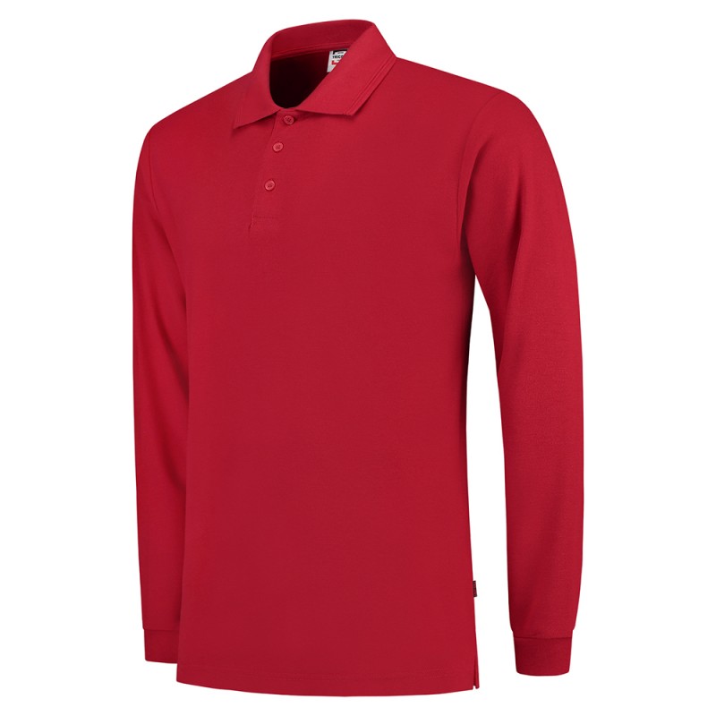 TRICORP 201009/PPL180 Poloshirt Lange Mouw red