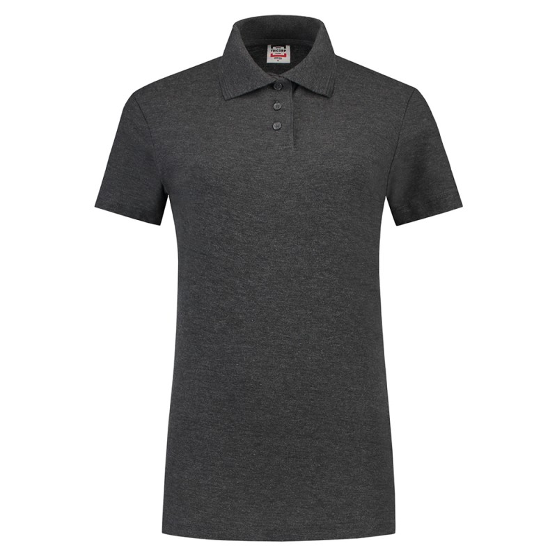 TRICORP 201010/PPT180 Poloshirt 180 gram Dames antracite melange