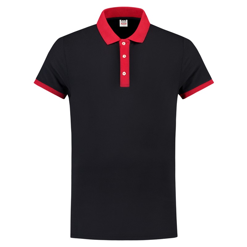 TRICORP 201002/PBF210 Poloshirt Bicolor SlimFit navy-red