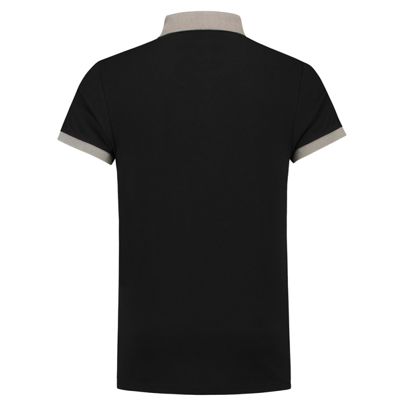 TRICORP 201002/PBF210 Poloshirt Bicolor SlimFit black-grey