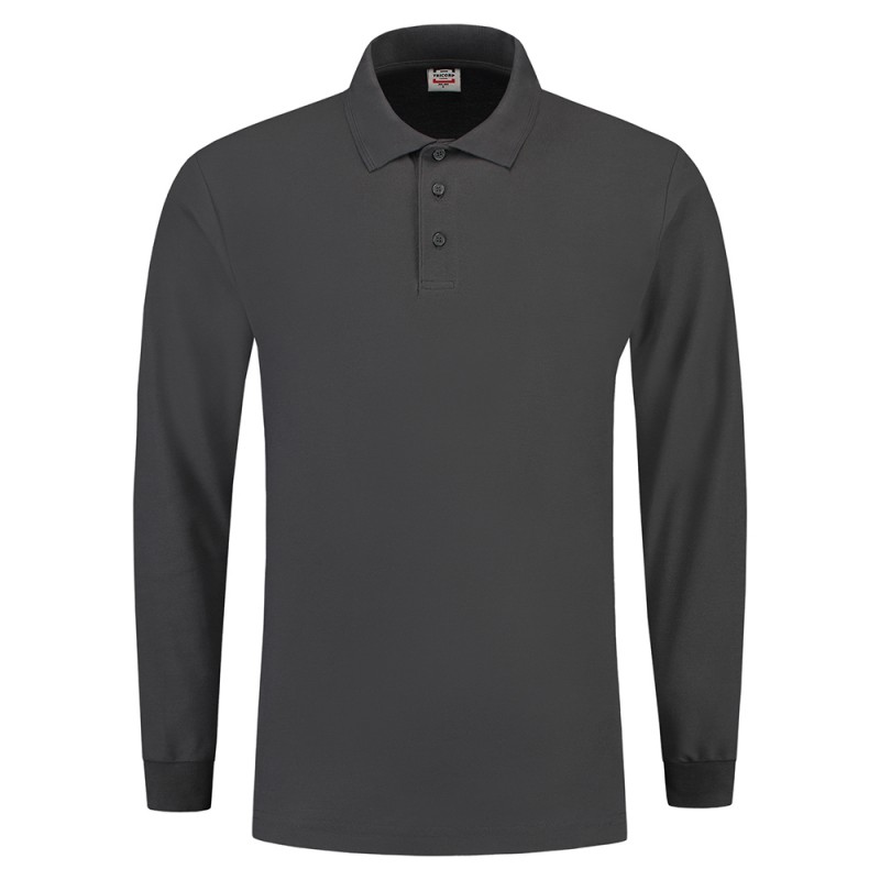 TRICORP 201009/PPL180 Poloshirt Lange Mouw darkgrey