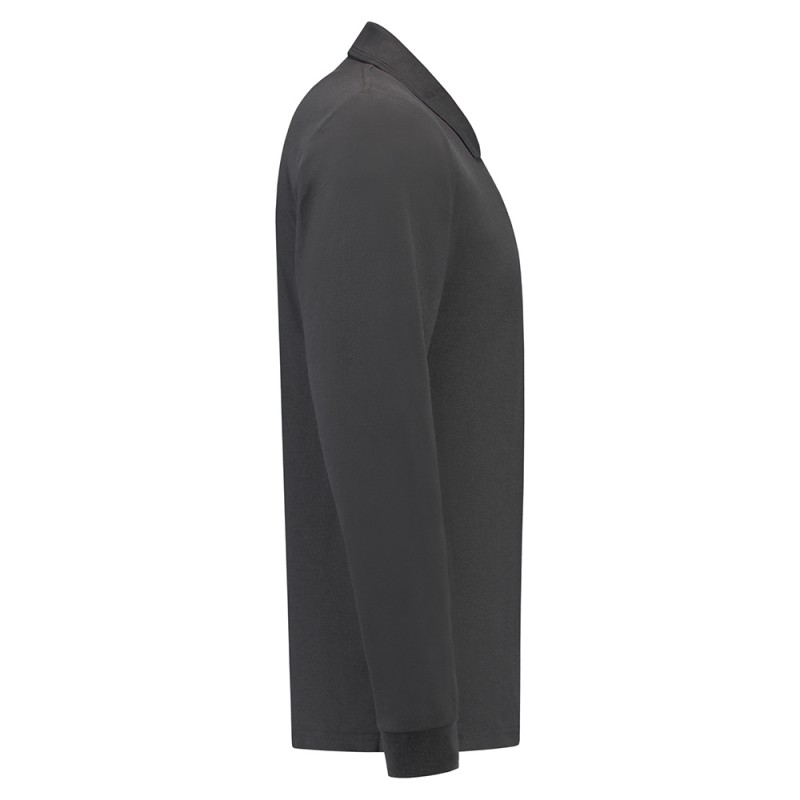 TRICORP 201009/PPL180 Poloshirt Lange Mouw darkgrey
