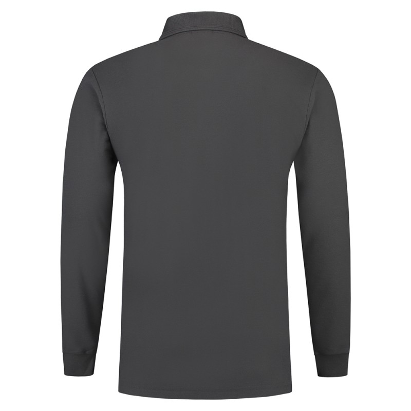 TRICORP 201009/PPL180 Poloshirt Lange Mouw darkgrey