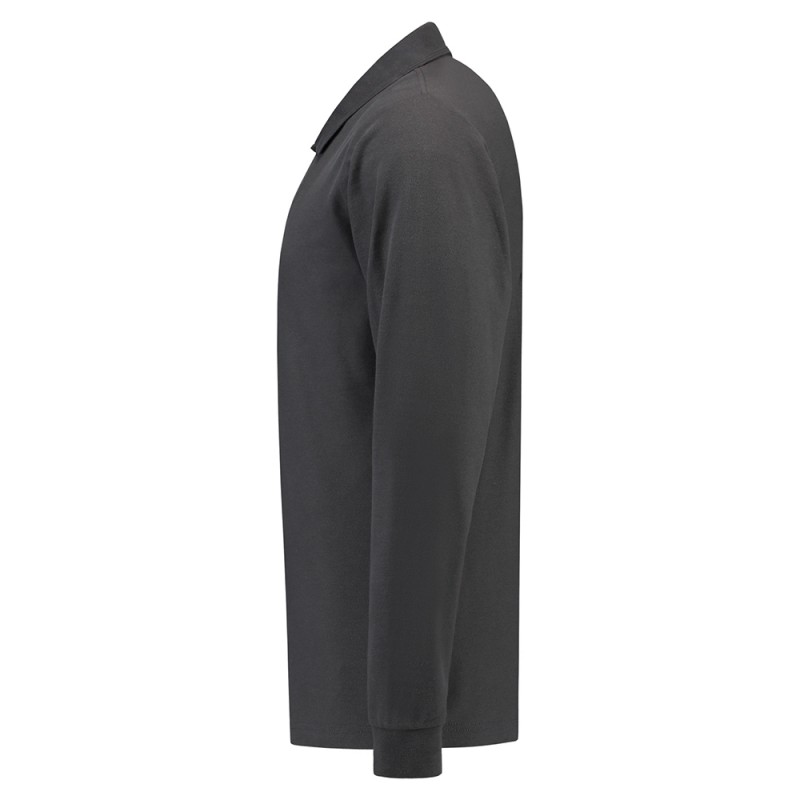 TRICORP 201009/PPL180 Poloshirt Lange Mouw darkgrey