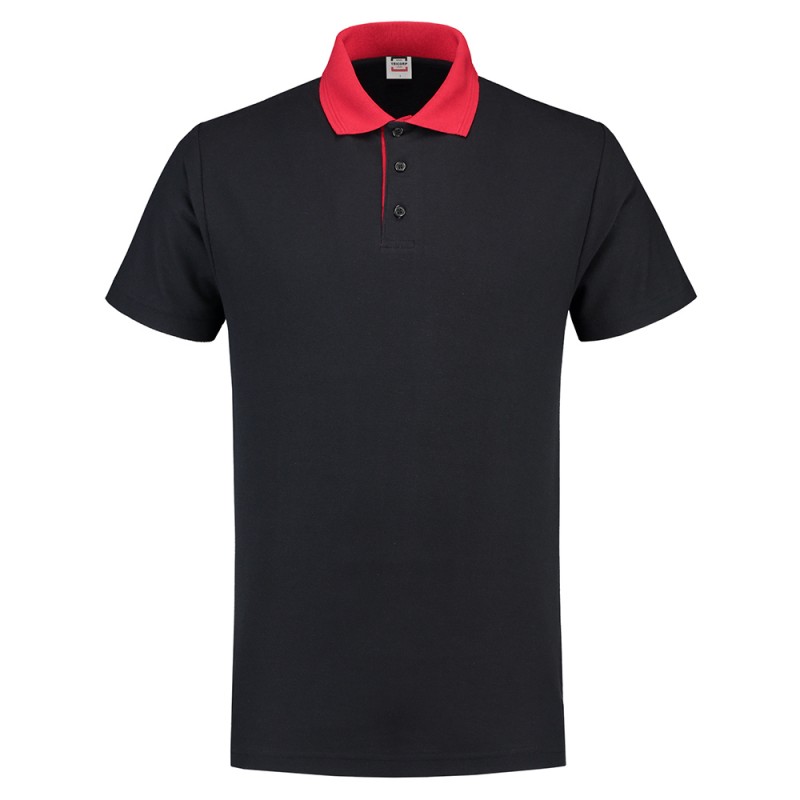 TRICORP 201004/PPC180 Poloshirt Contrast navy-red