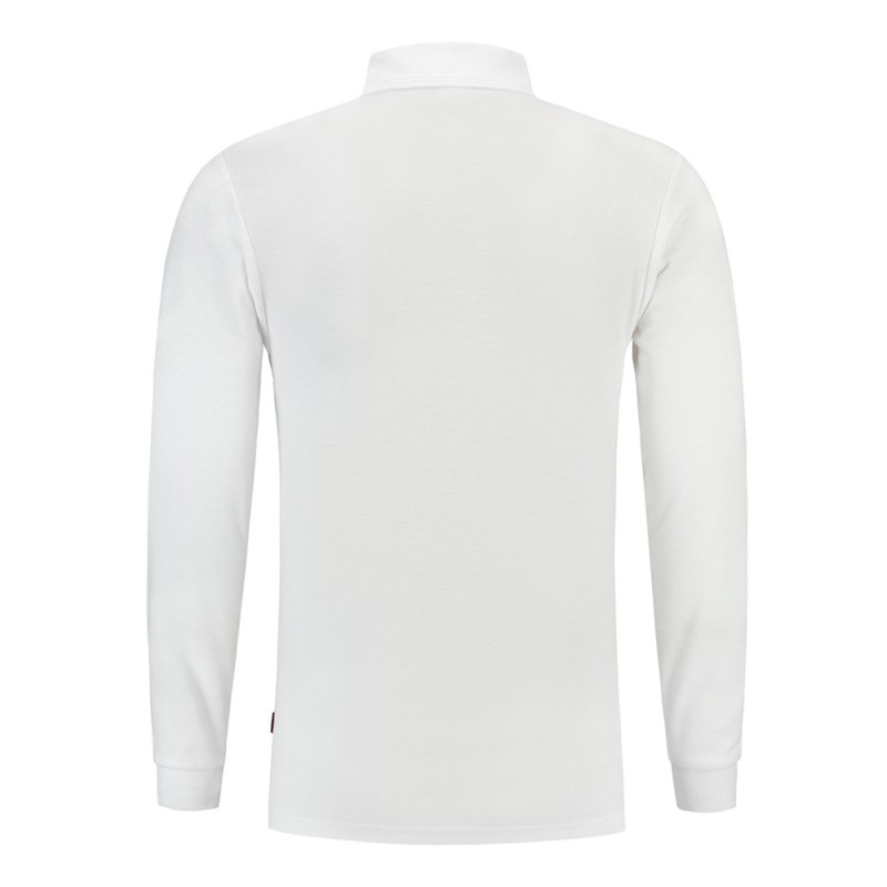 TRICORP 201009/PPL180 Poloshirt Lange Mouw white