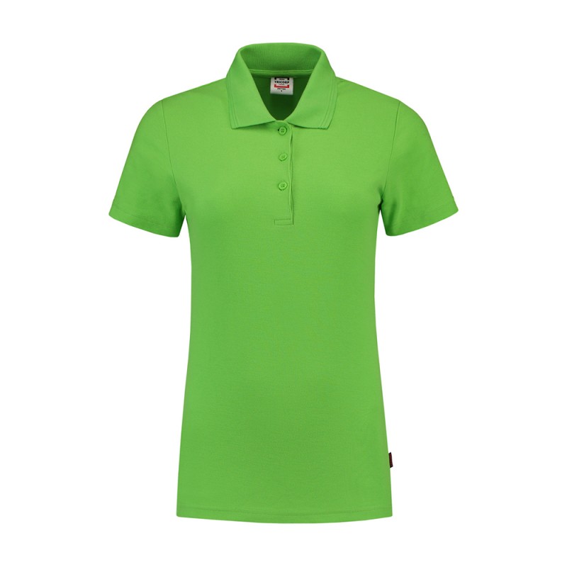 TRICORP 201006/PPFT180 Poloshirt SlimFit Dames lime