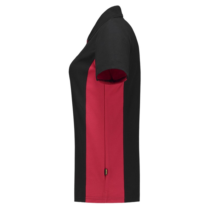 TRICORP 202003 Poloshirt Bicolor Dames black-red