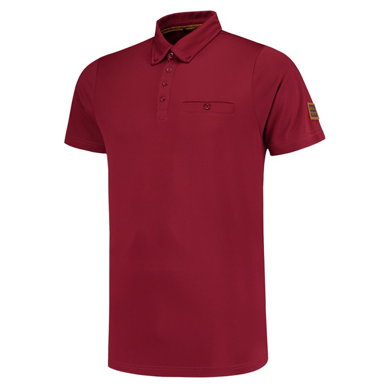 TRICORP 204001 Poloshirt Premium Button Down bordeaux