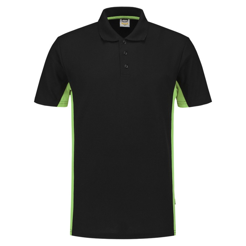 TRICORP 202004 Poloshirt Bicolor black-lime