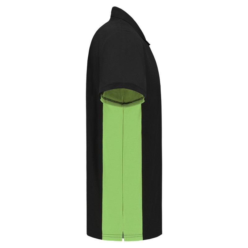 TRICORP 202004 Poloshirt Bicolor black-lime