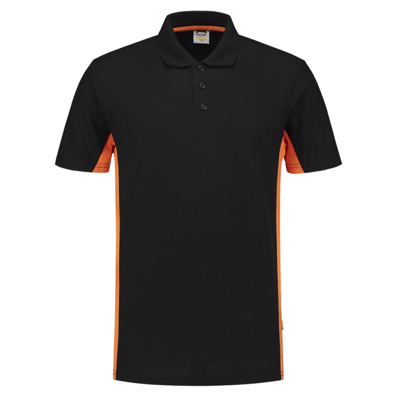 TRICORP 202004 Poloshirt Bicolor black-orange