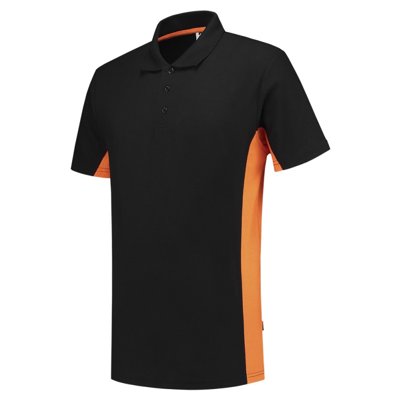 TRICORP 202004 Poloshirt Bicolor black-orange