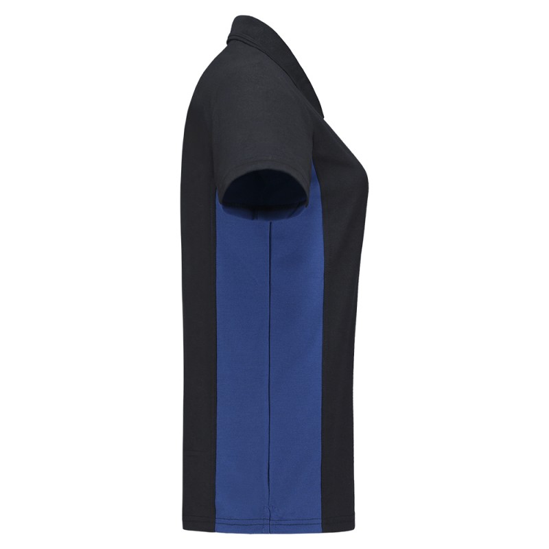 TRICORP 202003 Poloshirt Bicolor Dames navy-royalblue