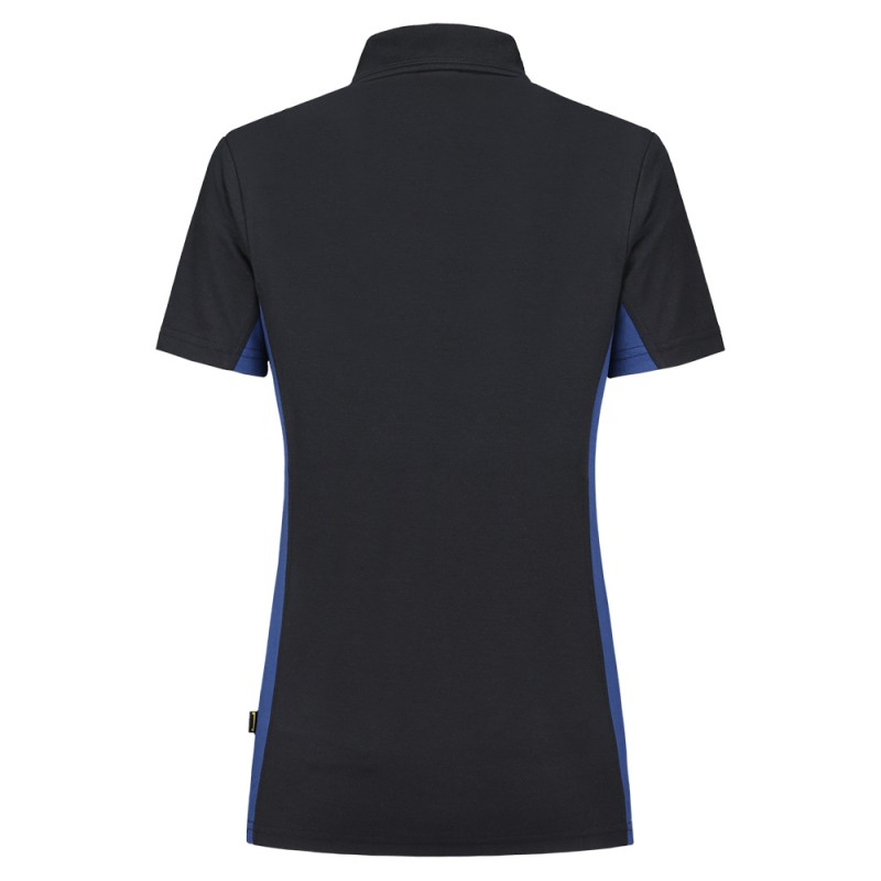 TRICORP 202003 Poloshirt Bicolor Dames navy-royalblue