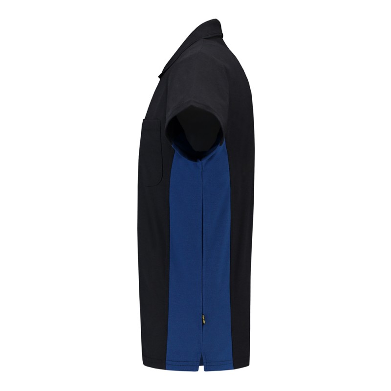 TRICORP 202002/TP2000 Poloshirt Bicolor Borstzak navy-royalblue