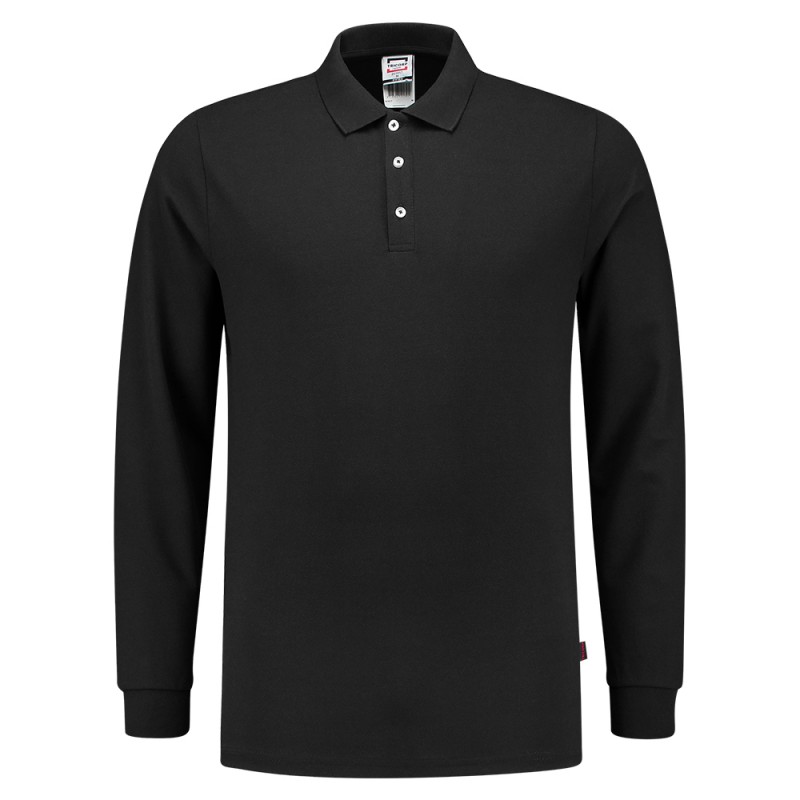 TRICORP 201017 Poloshirt SlimFit 210 gram Lange Mouw black