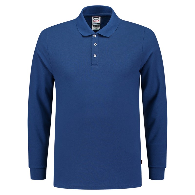 TRICORP 201017 Poloshirt SlimFit 210 gram Lange Mouw royalblue