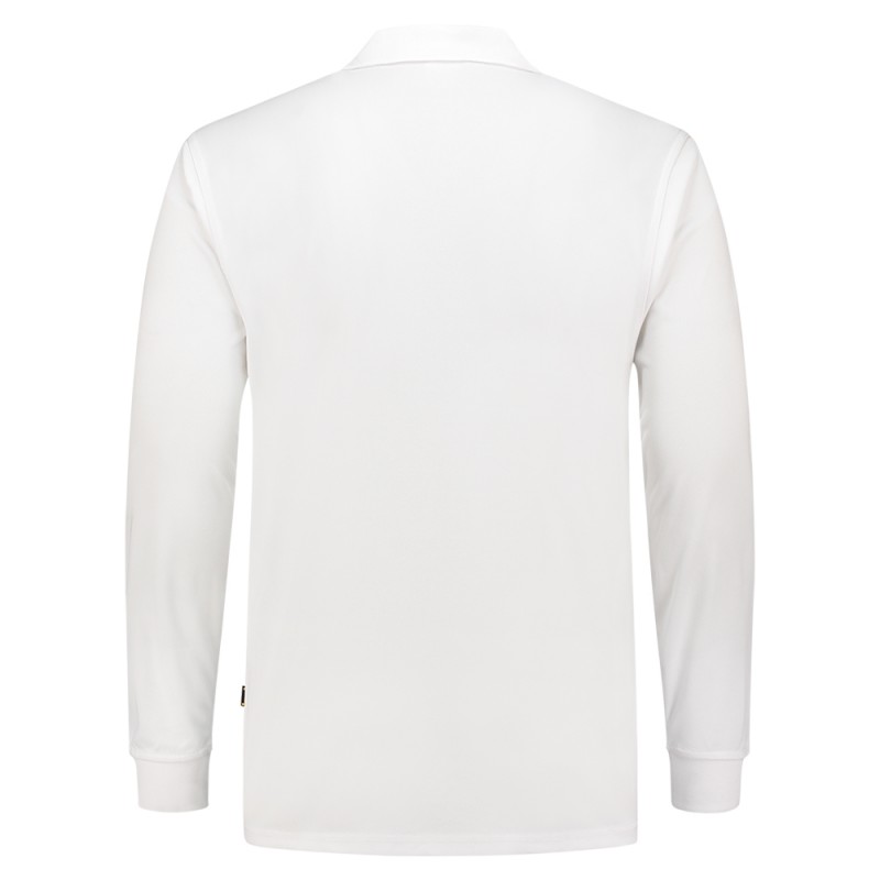 TRICORP 202005 Poloshirt UV Block Cooldry Lange Mouw white