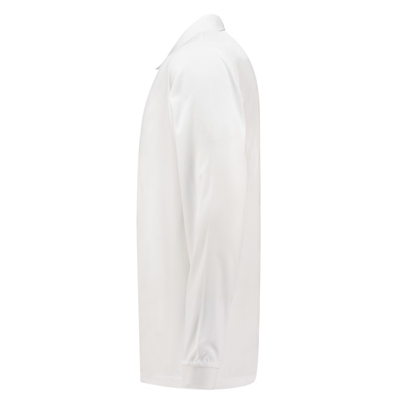 TRICORP 202005 Poloshirt UV Block Cooldry Lange Mouw white