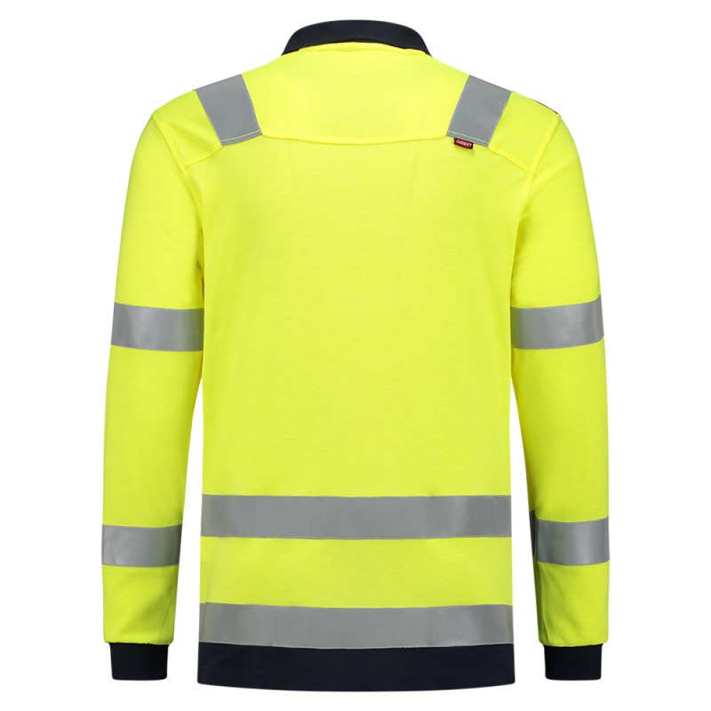 TRICORP 203003 Poloshirt Multinorm Bicolor fluor yellow-ink
