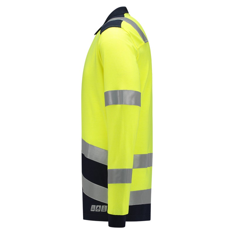 TRICORP 203003 Poloshirt Multinorm Bicolor fluor yellow-ink