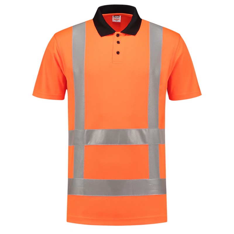 TRICORP 203006 Poloshirt RWS Birdseye fluor orange
