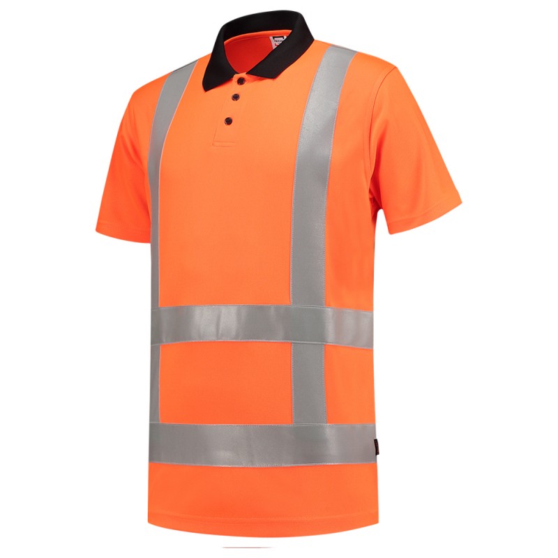 TRICORP 203006 Poloshirt RWS Birdseye fluor orange