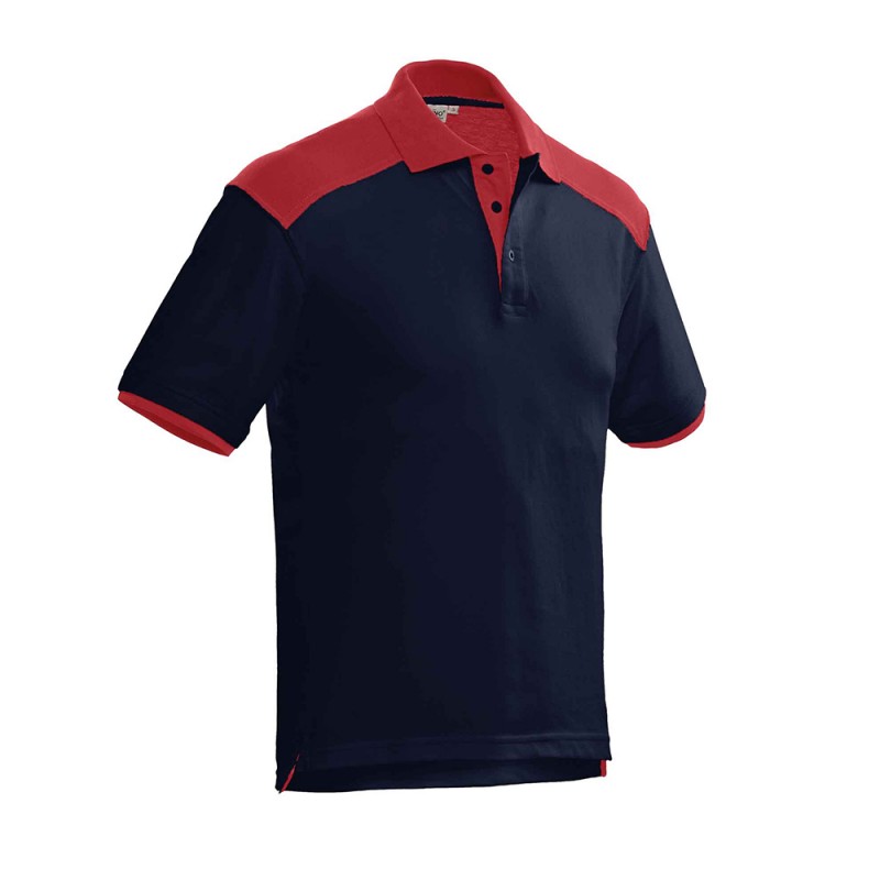 SANTINO Poloshirt Tivoli real navy / red