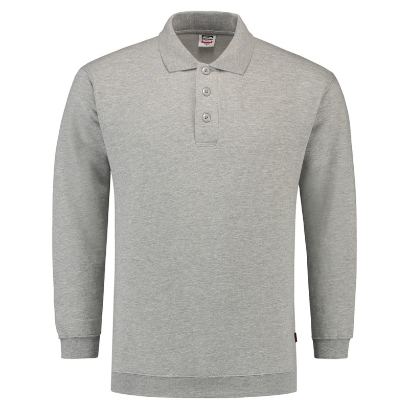 TRICORP 301005/PSB280 Polosweater Boord greymelange