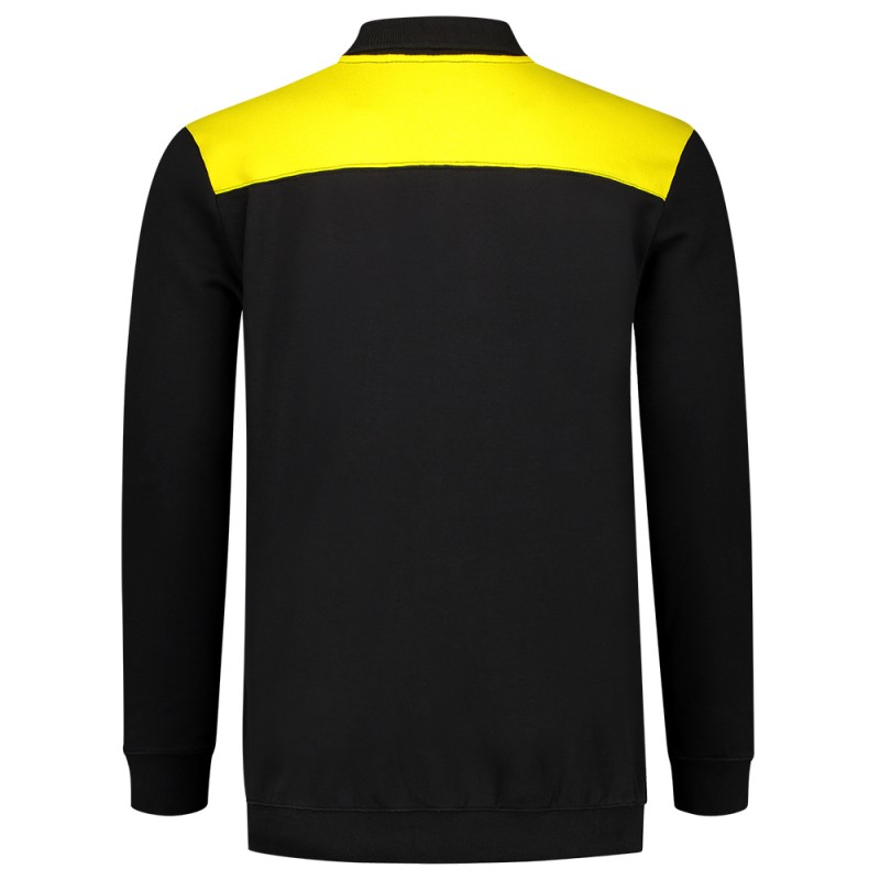 TRICORP 302004 Polosweater Bicolor Naden black-yellow