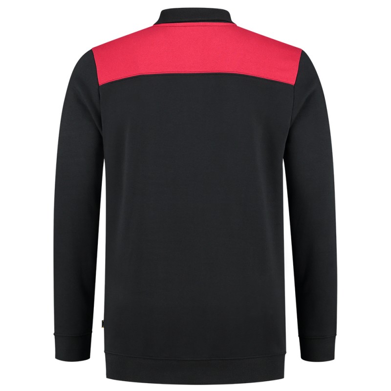 TRICORP 302004 Polosweater Bicolor Naden black-red TRICORP 302004 Polosweater Bicolor Naden black-red