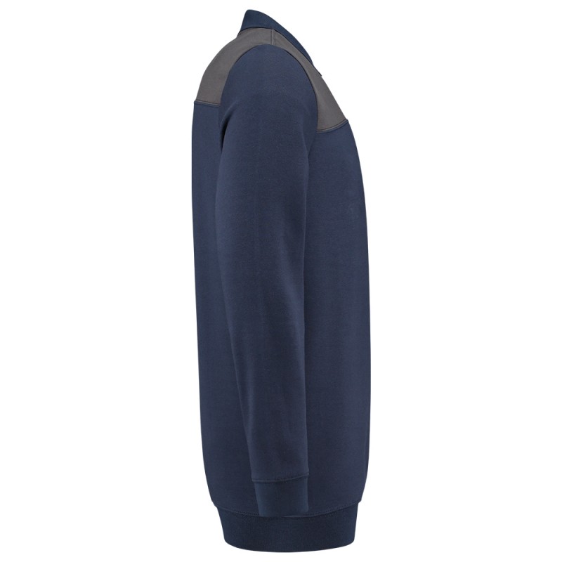 TRICORP 302004 Polosweater Bicolor Naden ink-darkgrey
