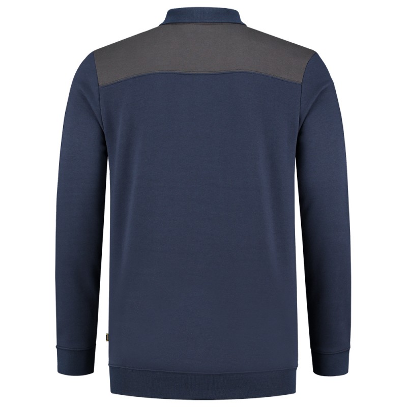 TRICORP 302004 Polosweater Bicolor Naden ink-darkgrey