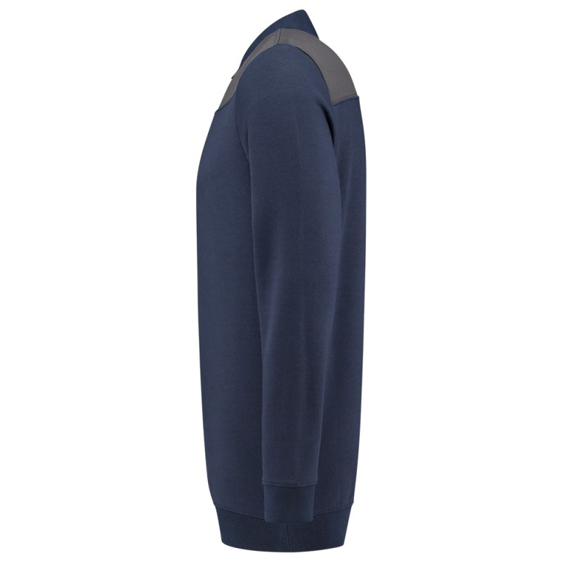TRICORP 302004 Polosweater Bicolor Naden ink-darkgrey