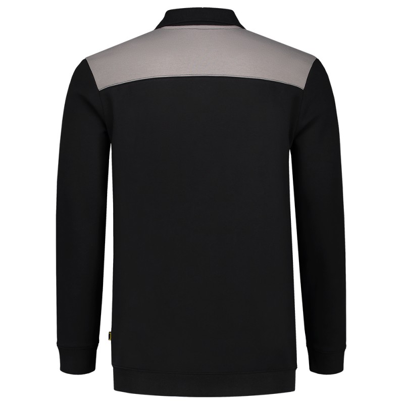 TRICORP 302004 Polosweater Bicolor Naden black-grey