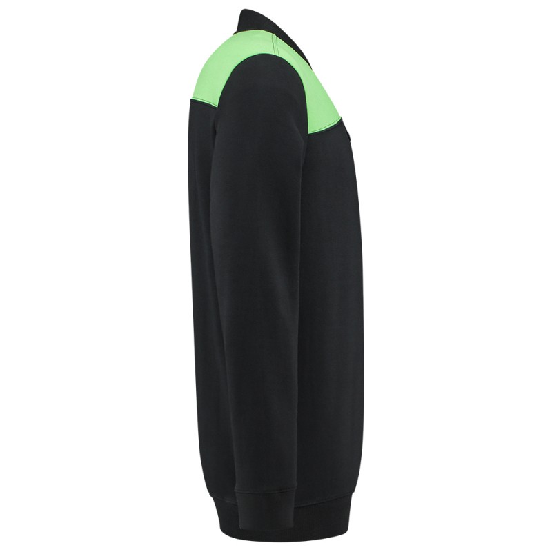 TRICORP 302004 Polosweater Bicolor Naden black-lime TRICORP 302004 Polosweater Bicolor Naden black-lime