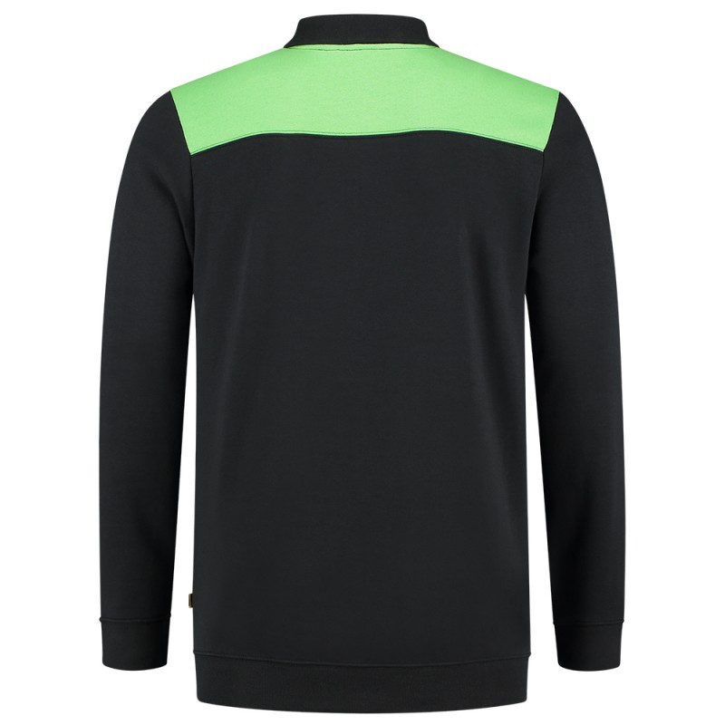 TRICORP 302004 Polosweater Bicolor Naden black-lime TRICORP 302004 Polosweater Bicolor Naden black-lime