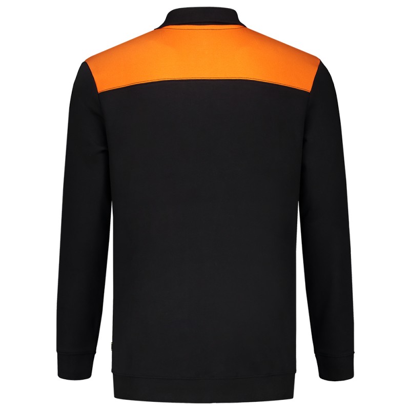 TRICORP 302004 Polosweater Bicolor Naden black-orange