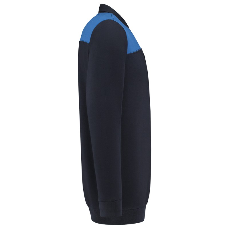 TRICORP 302004 Polosweater Bicolor Naden navy-royalblue TRICORP 302004 Polosweater Bicolor Naden navy-royalblue