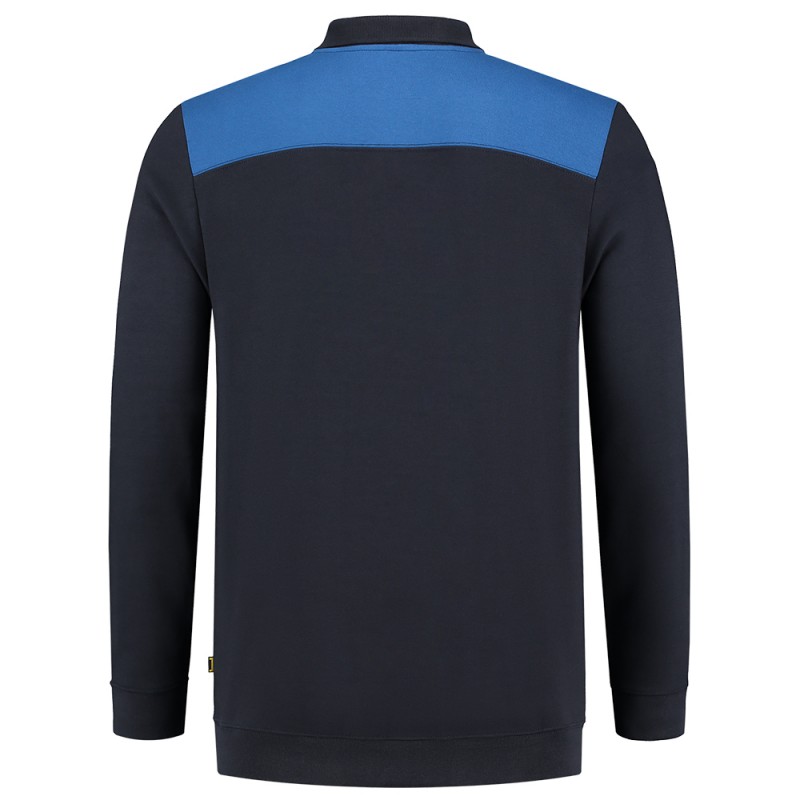 TRICORP 302004 Polosweater Bicolor Naden navy-royalblue TRICORP 302004 Polosweater Bicolor Naden navy-royalblue