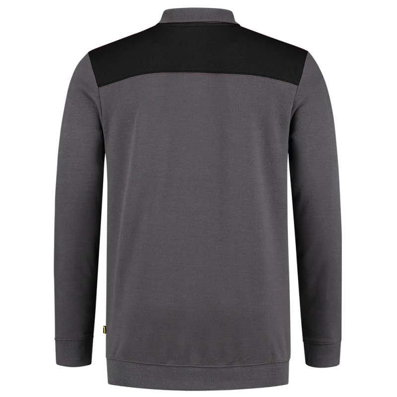 TRICORP 302004 Polosweater Bicolor Naden darkgrey-black