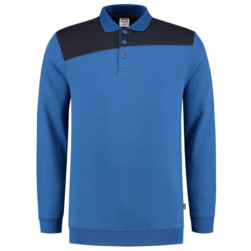TRICORP 302004 Polosweater Bicolor Naden royalblue-navy