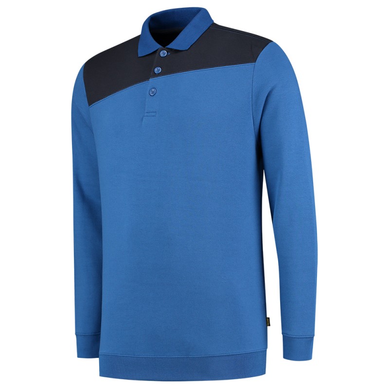 TRICORP 302004 Polosweater Bicolor Naden royalblue-navy