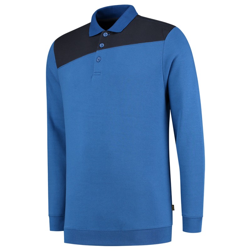 TRICORP 302004 Polosweater Bicolor Naden royalblue-navy TRICORP 302004 Polosweater Bicolor Naden royalblue-navy