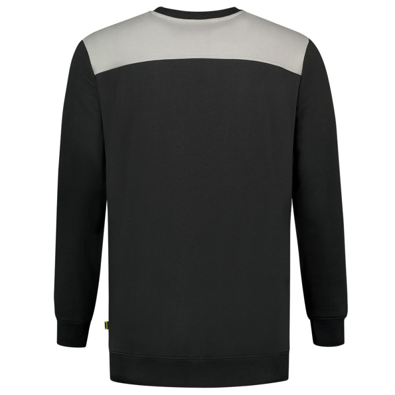 TRICORP 302013 Sweater Bicolor Naden zwart/grijs