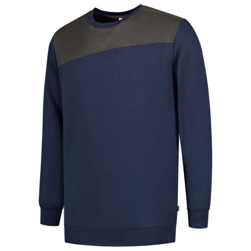 TRICORP 302013 Sweater Bicolor Naden ink/donkergrijs TRICORP 302013 Sweater Bicolor Naden ink/donkergrijs
