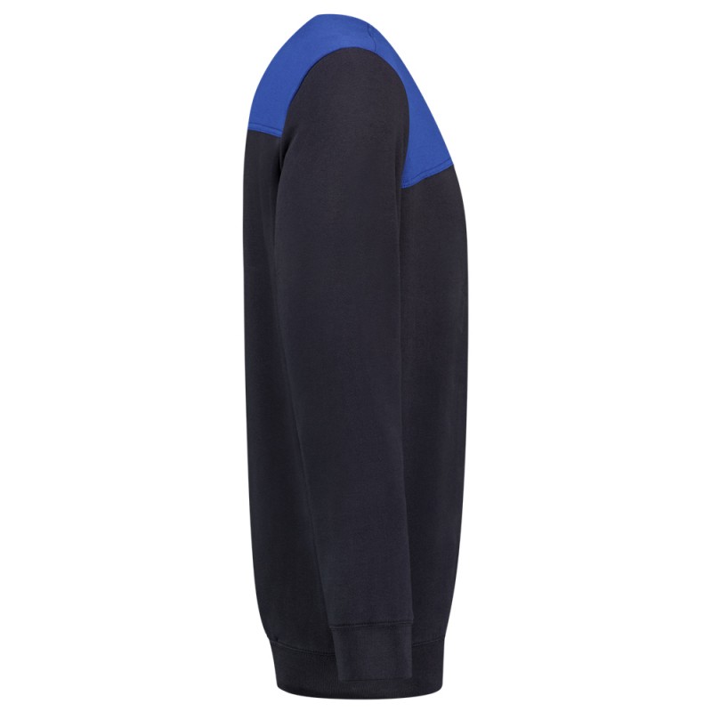 TRICORP 302013 Sweater Bicolor Naden marineblauw/korenblauw TRICORP 302013 Sweater Bicolor Naden marineblauw/korenblauw
